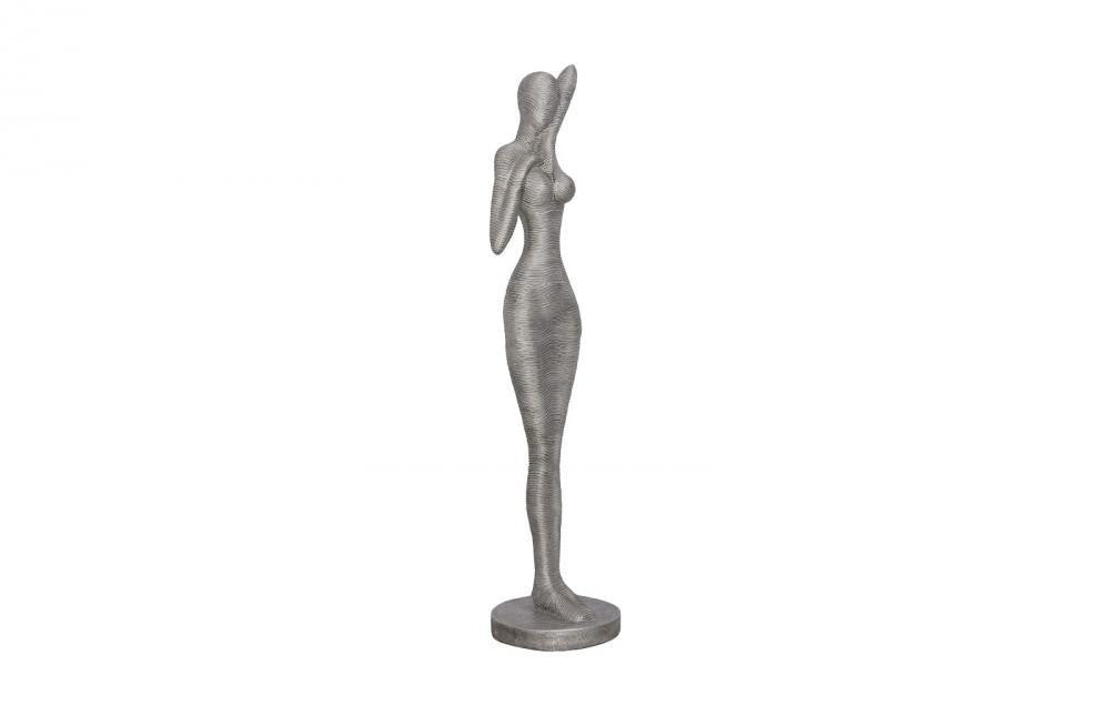 Phillips Collection Admiring Standing Human Sculpture Aluminum