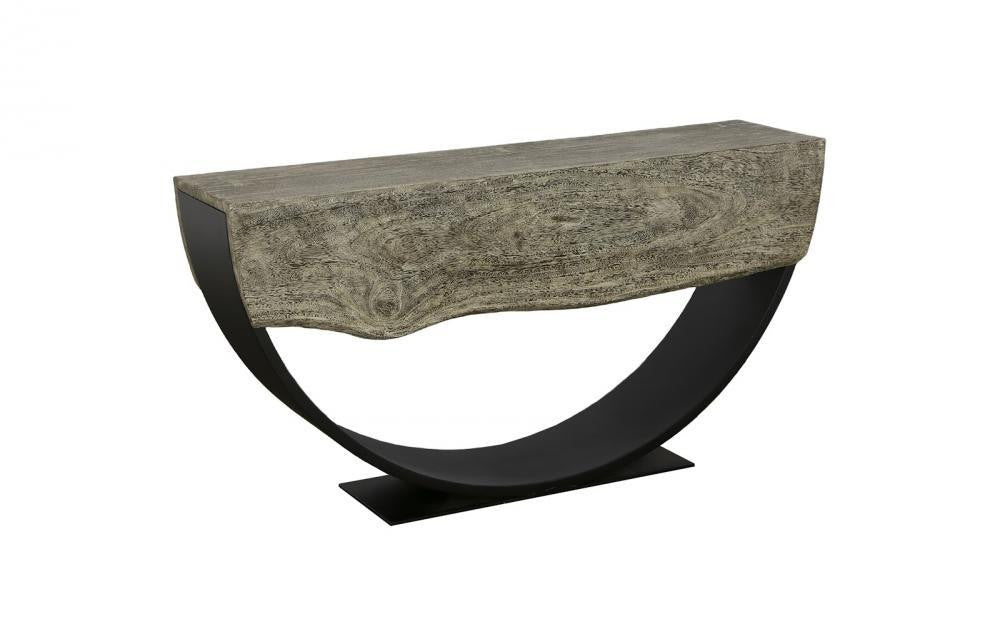 Phillips Collection Arc Console Table Graystone, Black
