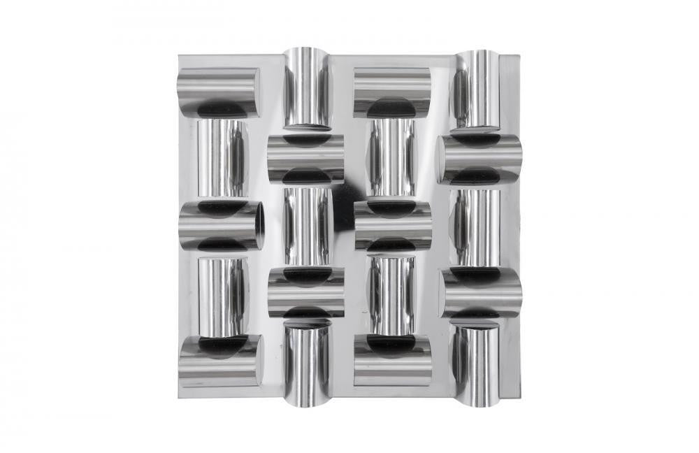 Phillips Collection Arete Wall Tile Stainless Steel