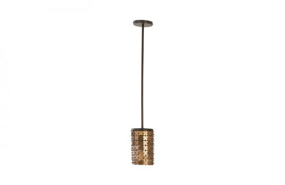 Phillips Collection Armor Pendant Brass, Black