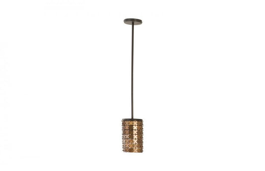 Phillips Collection Armor Pendant Brass, Black