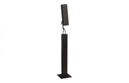 Phillips Collection Atlas Pole Sculpture With Two Men Black