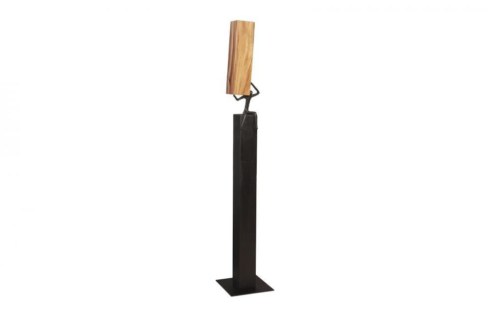 Phillips Collection Atlas Pole Sculpture Natural, Black