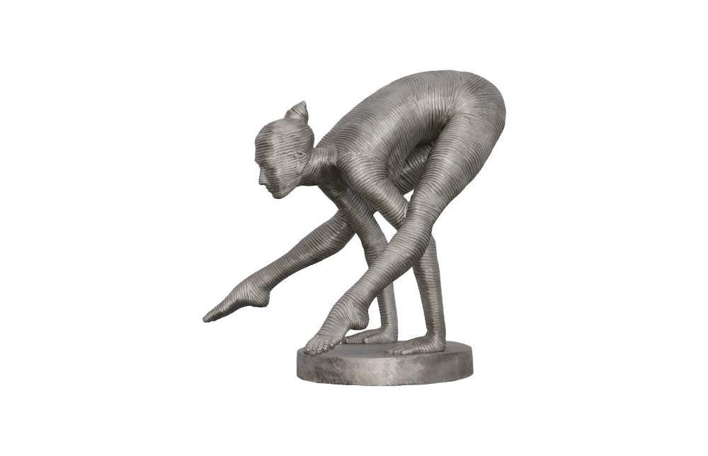 Phillips Collection Balancing Body Sculpture Aluminum