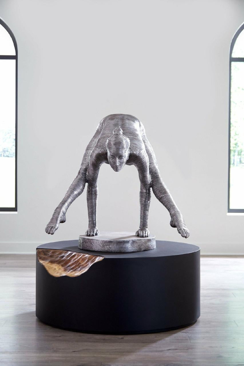 Phillips Collection Balancing Body Sculpture, Aluminum, 36"H (ID113923 YV0J07T33V)