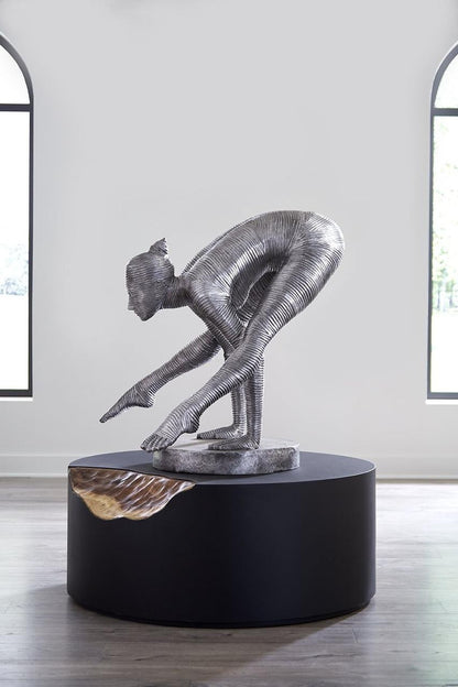 Phillips Collection Balancing Body Sculpture, Aluminum, 36"H (ID113923 YV0J07T33V)