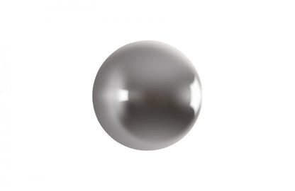 Phillips Collection Ball Wall Sculpture, Medium, Polished Aluminum, 17"W (PH60521 YV0J07T342)