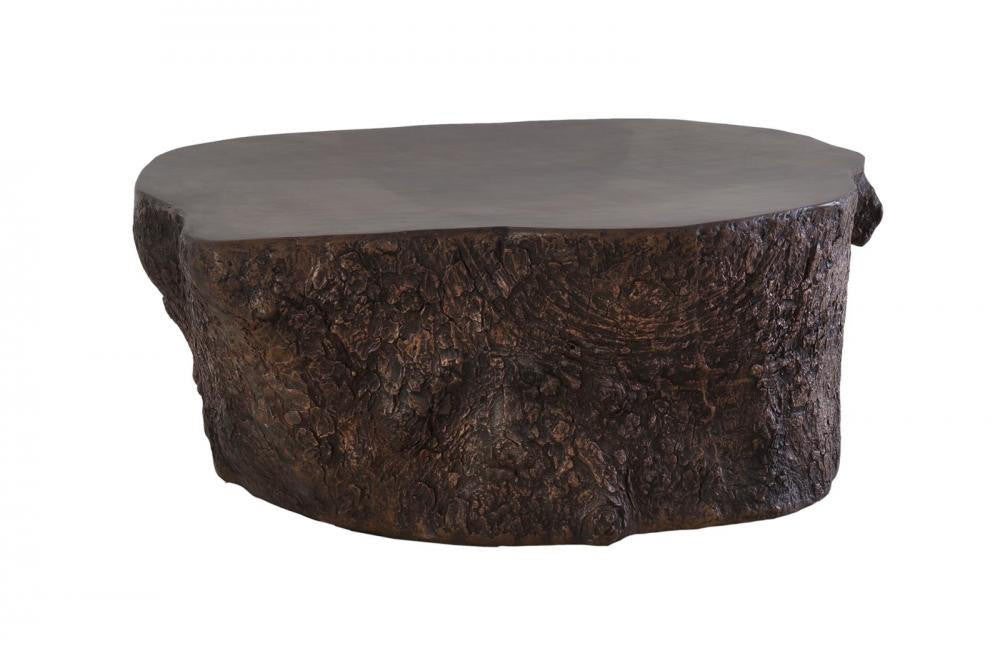 Phillips Collection Bark Coffee Table, Bronze, 44"W (PH64354 YV0J07T34C)