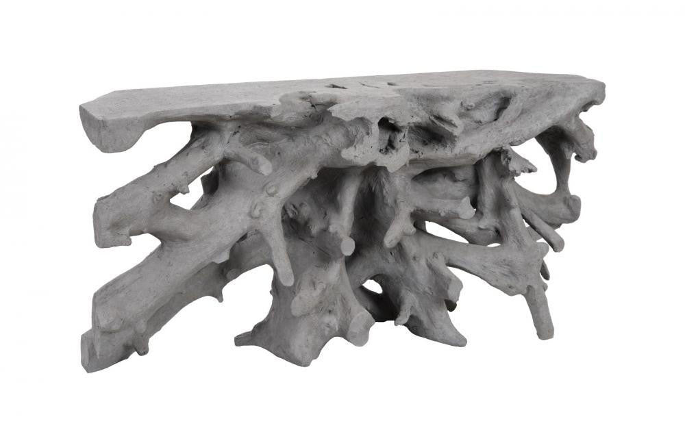 Phillips Collection Beau Cast Root Console, Charcoal Gray, 60"W (PH105205 YV0J07T34N)