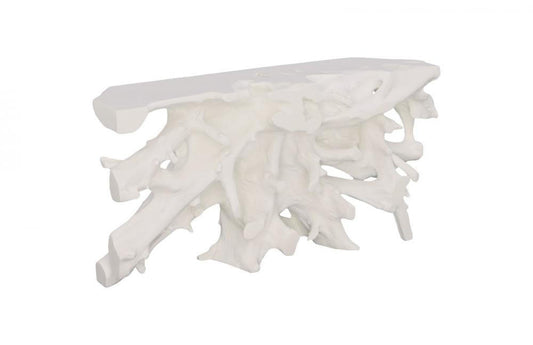 Phillips Collection Beau Cast Root Console Glossy White
