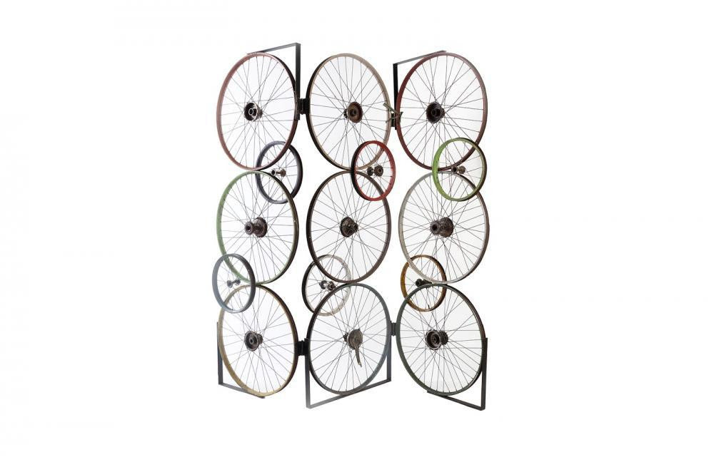 Phillips Collection Bicycle Wheel Screen Multicolored