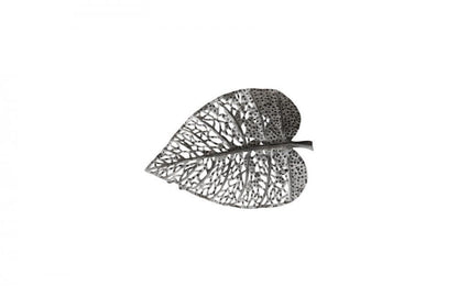 Phillips Collection Birch Leaf Wall Art, X-Small, Antique Silver, 15"W (TH108531 YV0J07T352)