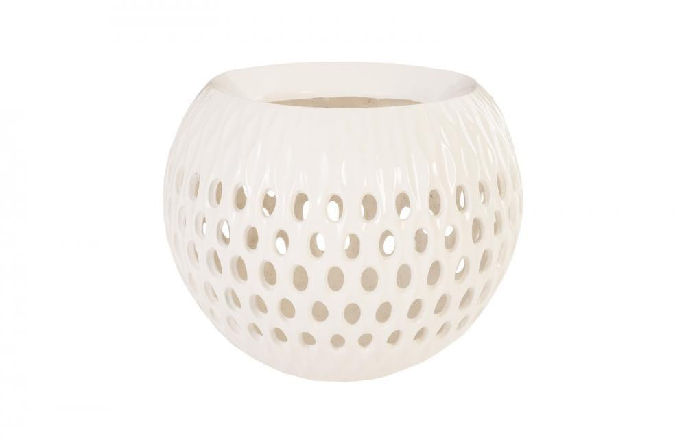 Phillips Collection Breathe Planter Glossy White