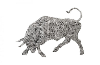 Phillips Collection Bull Pipe Sculpture Stainless Steel
