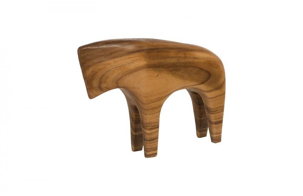 Phillips Collection Bull Sculpture Wood