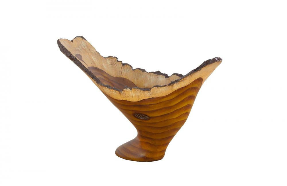 Phillips Collection Burled Vase Brown