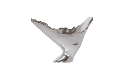Phillips Collection Burled Vase Silver Leaf