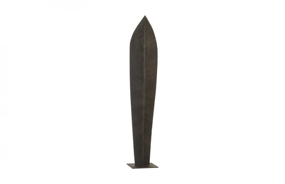 Phillips Collection Carved Leaf Medium Sculpture Copper