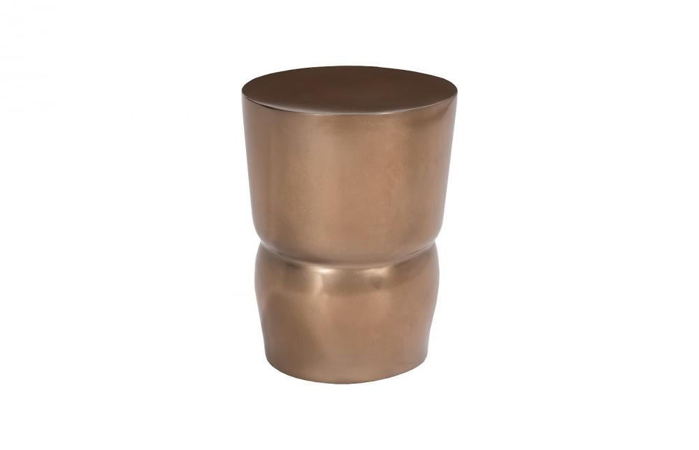 Phillips Collection Carved Stool Bronze