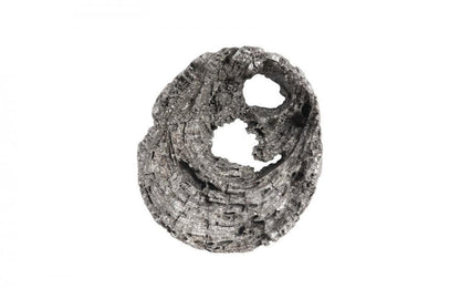 Phillips Collection Cast Eroded Wood Circle Wall Tile, Large, Silver Leaf, 12"W (PH102836 YV0J07T44Y)