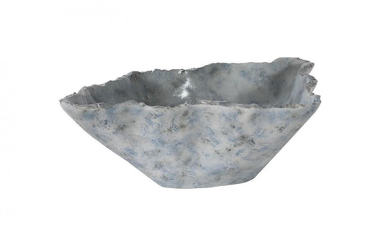 Phillips Collection Cast Onyx Narrow Bowl Blue