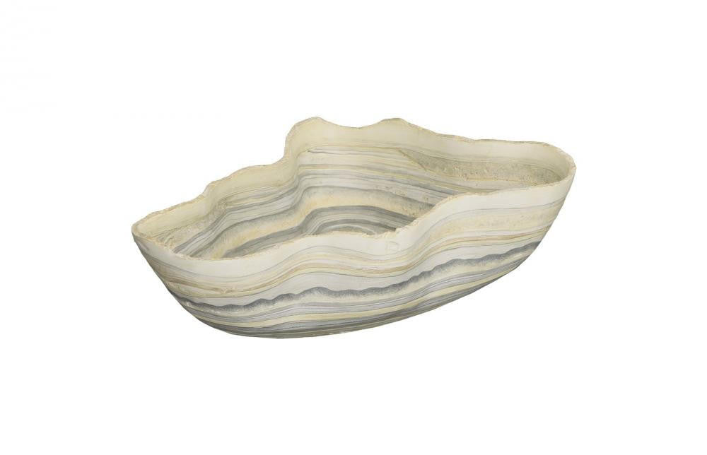 Phillips Collection Cast Onyx Medium Bowl Gray