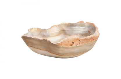 Phillips Collection Cast Onyx Bowl, Small, Natural, 18"W (PH103722 YV0J07T45C)