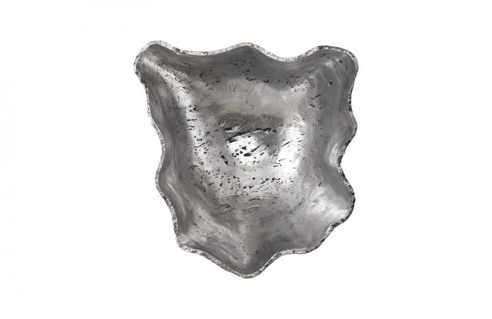 Phillips Collection Cast Onyx Wall Sculpture, Large, Silver, 20"W (PH105278 YV0J07T45H)