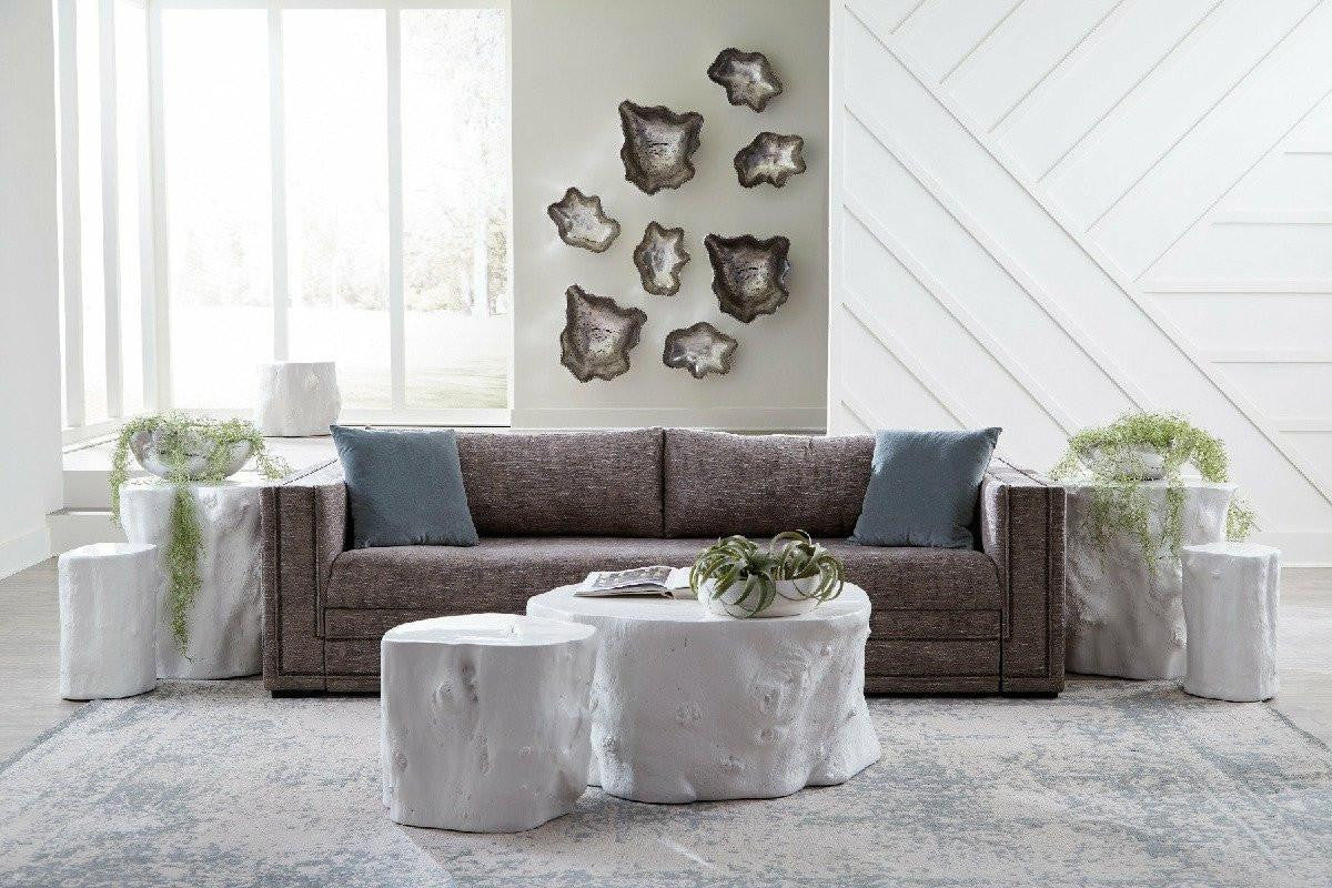 Phillips Collection Cast Onyx Wall Bowl Silver
