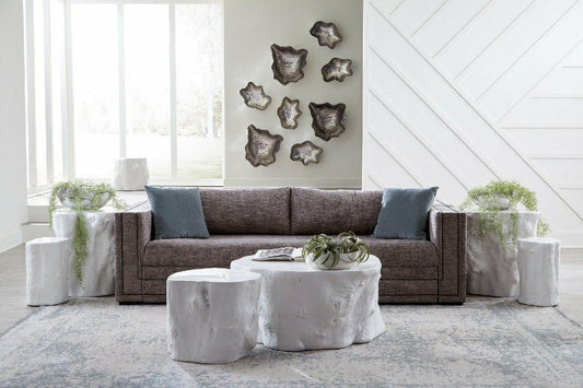 Phillips Collection Cast Onyx Wall Bowl Silver