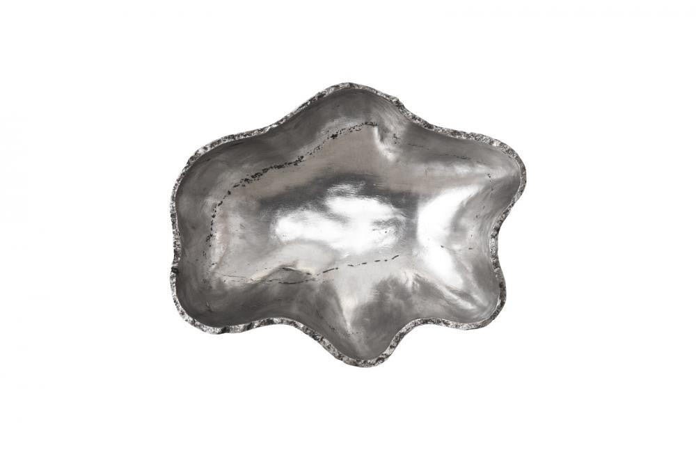 Phillips Collection Cast Onyx Wall Bowl Silver