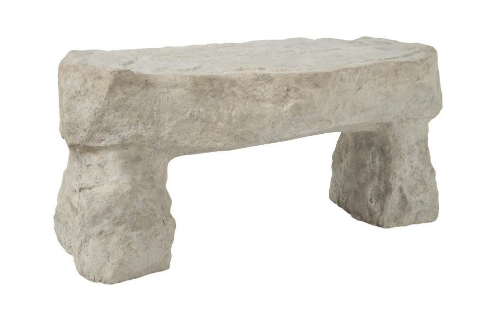 Phillips Collection Cast Stone Bench - Thumbnail 4