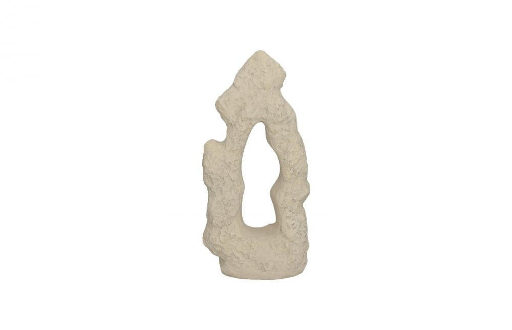 Phillips Collection Cast Stone Wide Sculpture Off-White