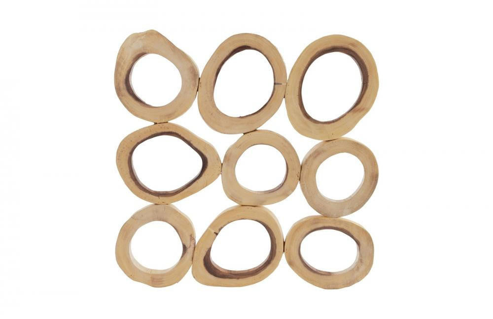 Phillips Collection Chuleta Rings Wall Art, Square, Small, Chamcha, 39"W (TH72025 YV0J07T541)