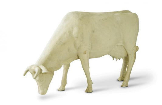 Phillips Collection Cow Sculpture Off-White