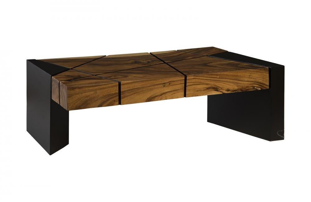 Phillips Collection Criss-Cross Coffee Table Chamcha, Black