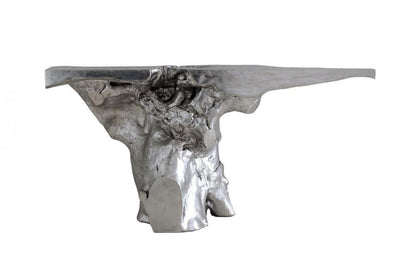Phillips Collection Crown Console Silver Leaf