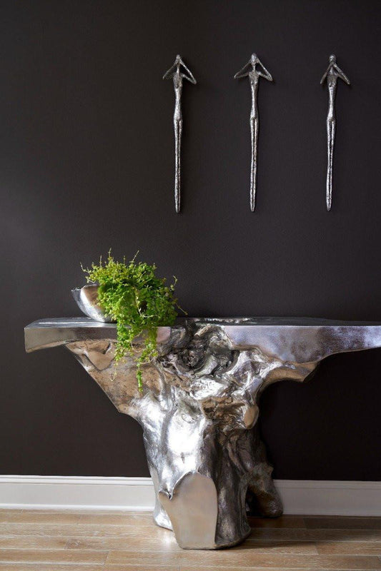 Phillips Collection Crown Console, Silver Leaf, 71"W (PH64209 YV0J07T62G)