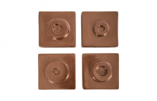 Phillips Collection Cuadritos Wall Tile Polished Copper