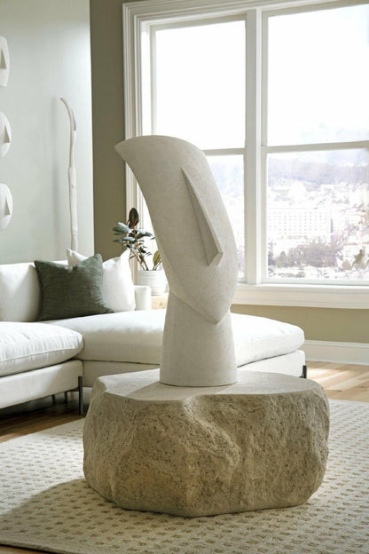 Phillips Collection Cycladic Head Sculpture, Off-White, 39"H (PH113444 YV0J07T62W)