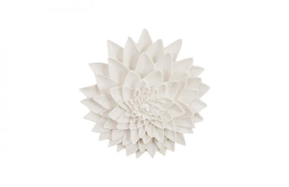 Phillips Collection Dahlia Flower Wall Sculpture, White, 16"W (PH104364 YV0J07T62Z)