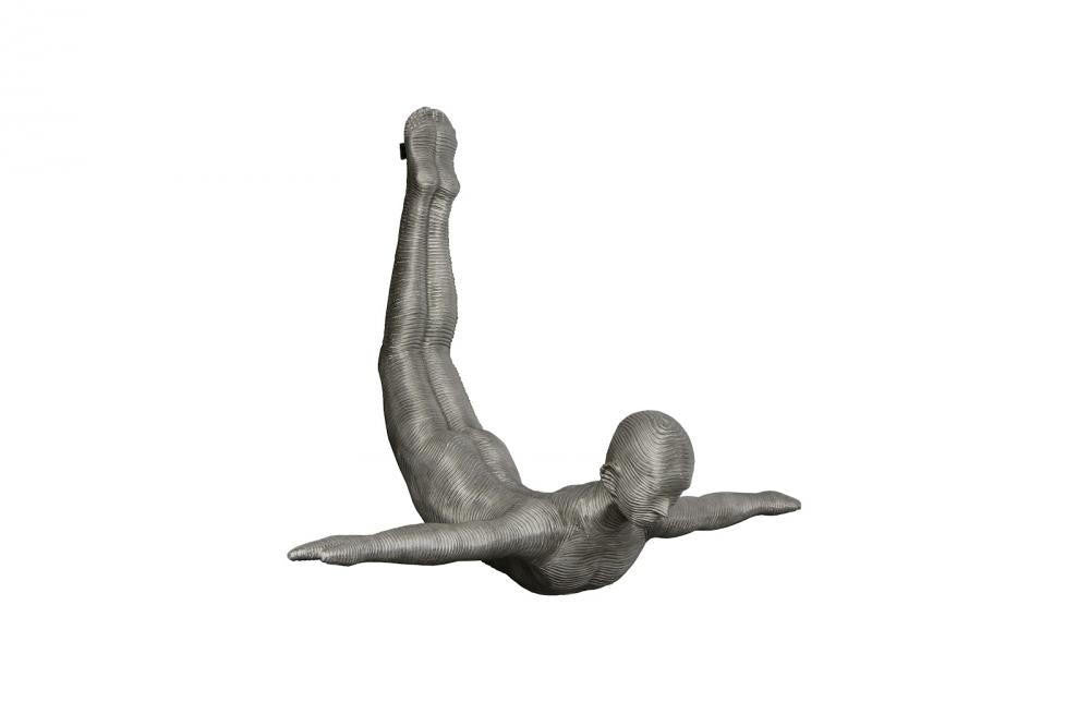 Phillips Collection Diving Wall Sculpture Aluminum