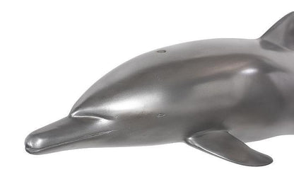 Phillips Collection Dolphin Wall Sculpture, Polished Aluminum, 32"W (PH64554 YV0J07T63C)