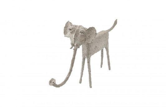 Phillips Collection Elephant Sculpted Animal Sculpture Off-White