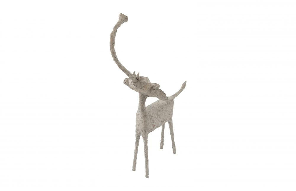 Phillips Collection Elephant Sculpted Animal Sculpture Off-White