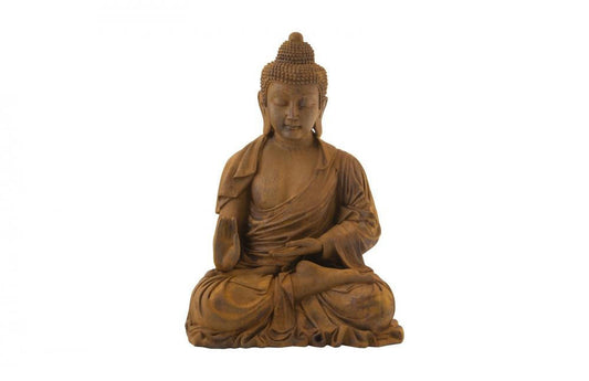 Phillips Collection Enchanting Buddha Sculpture Brown Rust