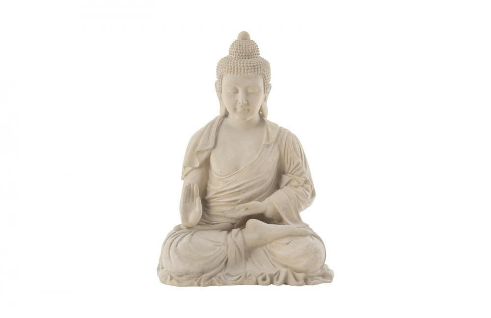 Phillips Collection Enchanting Buddha Sculpture Off-White