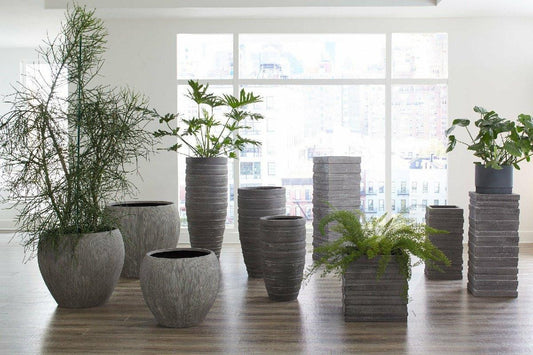 Phillips Collection Filament Planter Gray