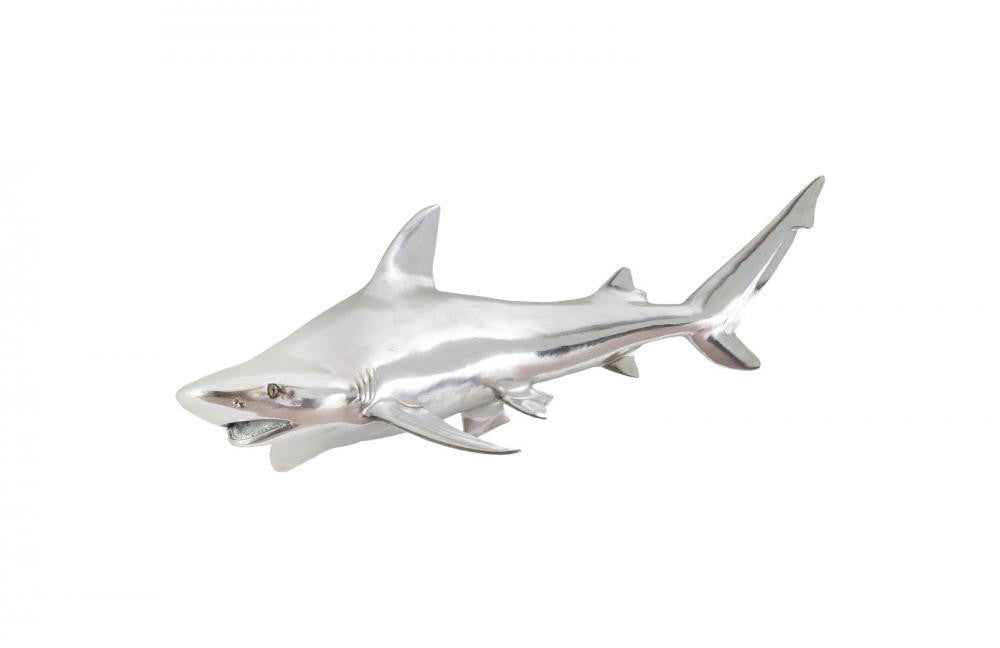 Phillips Collection Coral Trout Fish Wall Sculpture Polished Aluminum
