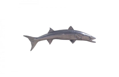 Phillips Collection Blue Marlin Fish Wall Sculpture Silver Leaf